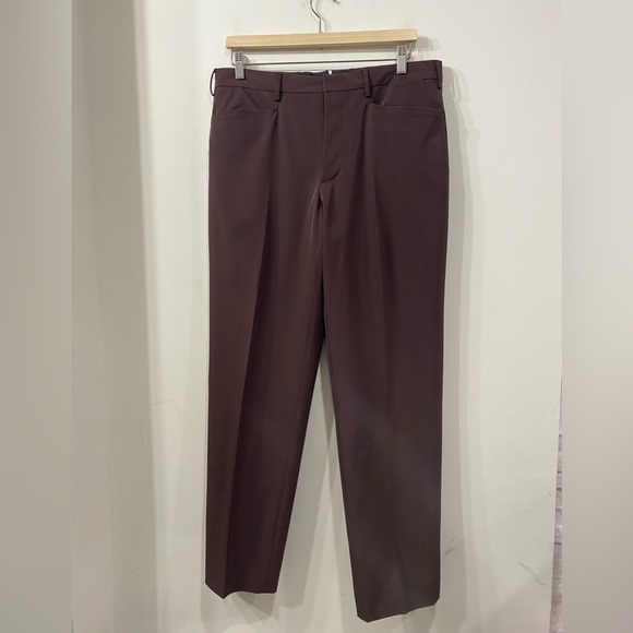 Prada Dress Pant In Aubergine / Brown Tone size M - Picture 2 of 13